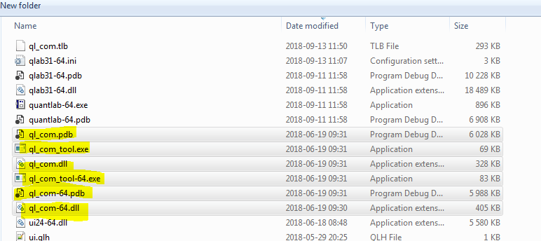 Command prompt: generating and registering tlb